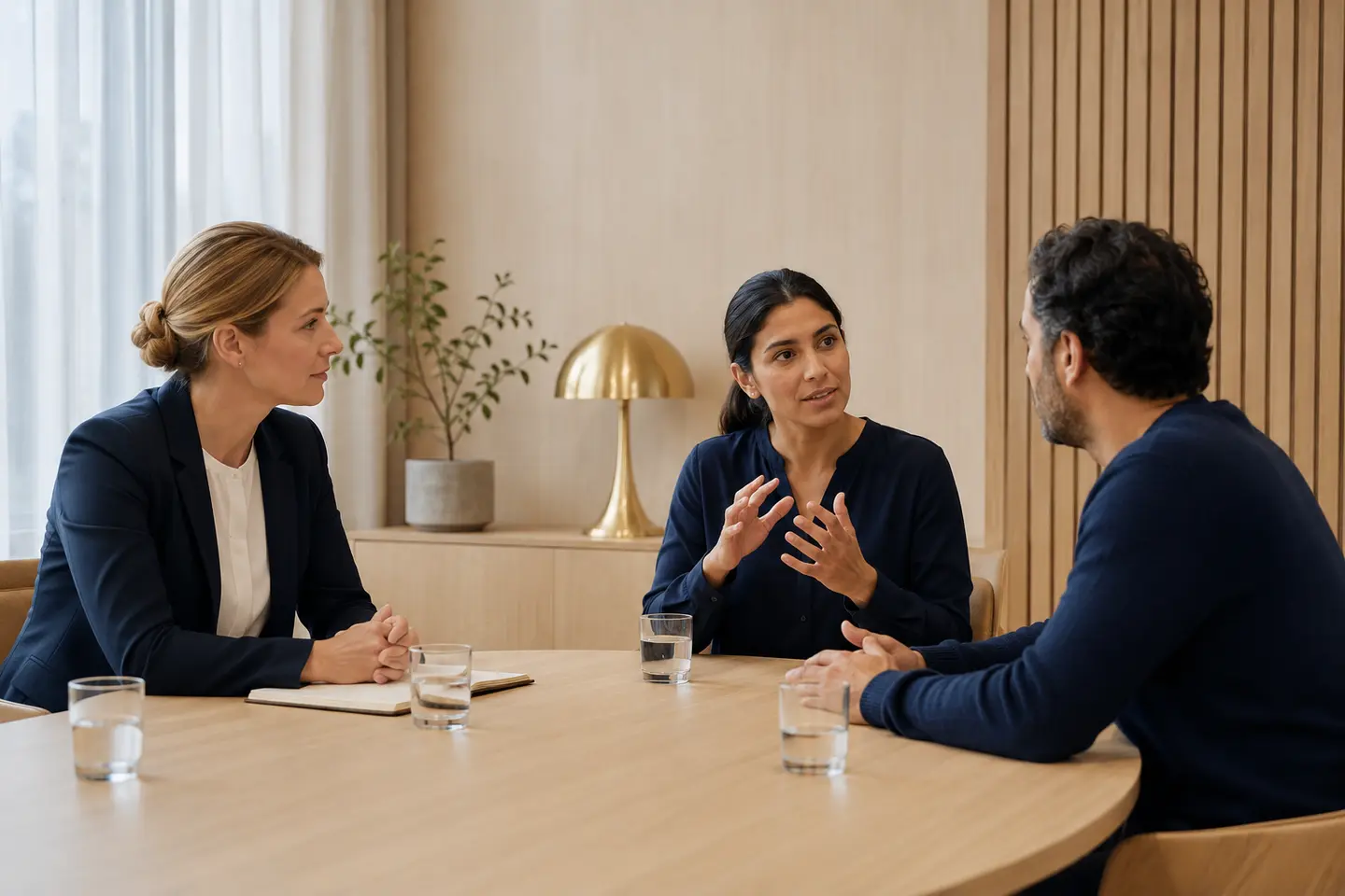 Juridisk rådgivning med stöd av en professionell tolk